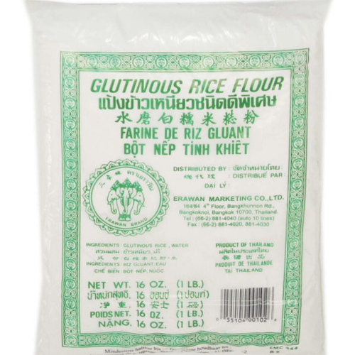 GLUTINOUS RICE FLOUR GREEN ERAWAN