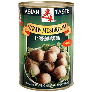 ASN/TAS STRAW MUSHROOM UNPEELED