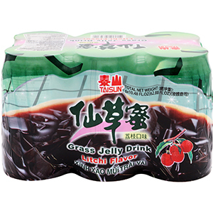 TAISUN GRASS JELLY DRK LYCHEE