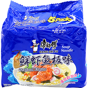 KSF INST NDL 5PK-SEAFOOD FLV