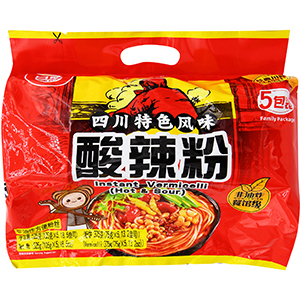 BAIJIA INST VERMICELLI 5PK HOT N SOUR